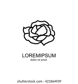 Web line icon. Cabbage