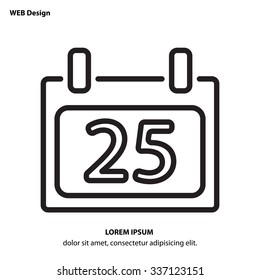 Web line icon -?? Calendar