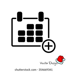 Web line icon. Calendar