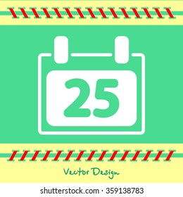 Web line icon. Calendar