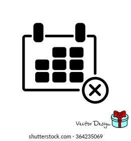 Web line icon. Calendar