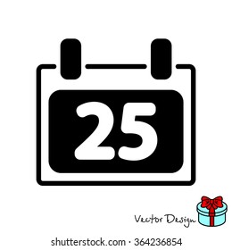 Web line icon. Calendar