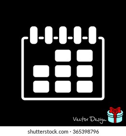 Web line icon. Calendar