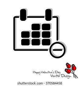 Web line icon. Calendar