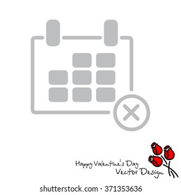 Web line icon. Calendar