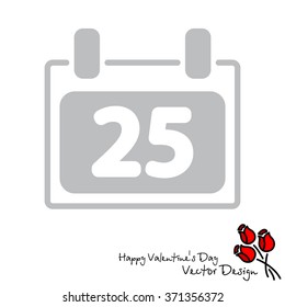 Web line icon. Calendar