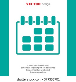 Web line icon. Calendar