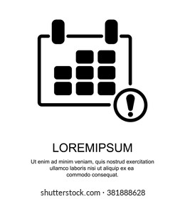 Web line icon. Calendar
