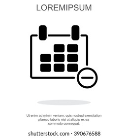 Web line icon. Calendar