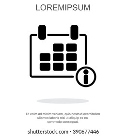 Web line icon. Calendar
