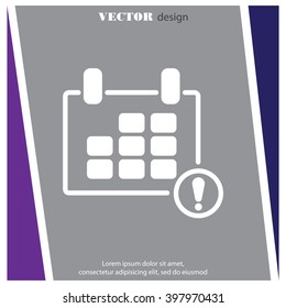 Web line icon. Calendar