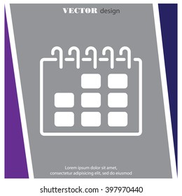 Web line icon. Calendar
