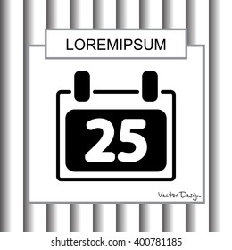 Web line icon. Calendar