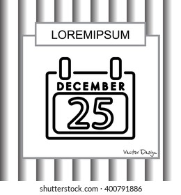 Web line icon. Calendar