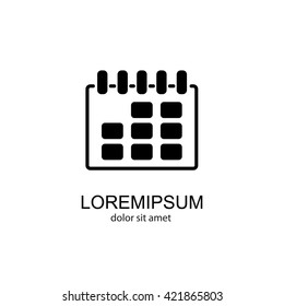 Web line icon. Calendar