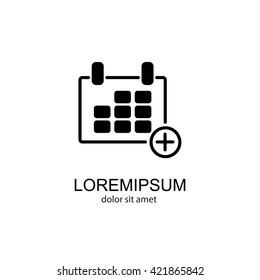 Web line icon. Calendar
