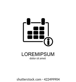 Web line icon. Calendar