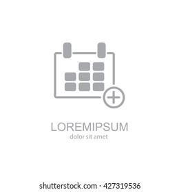 Web line icon. Calendar