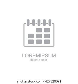 Web line icon. Calendar