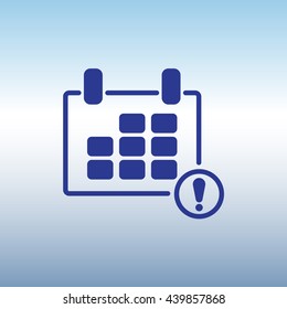 Web line icon. Calendar