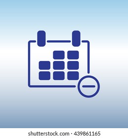 Web line icon. Calendar