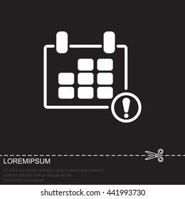 Web line icon. Calendar