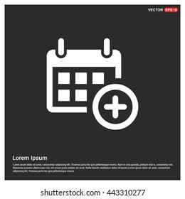 Web line icon. Calendar