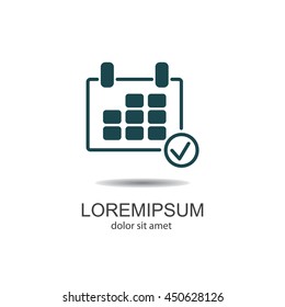 Web line icon. Calendar