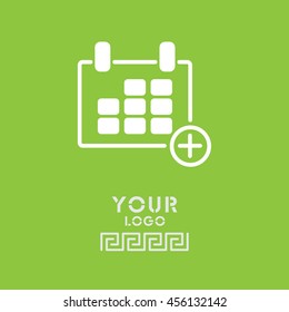 Web line icon. Calendar