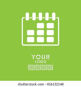 Web line icon. Calendar