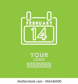 Web line icon. Calendar