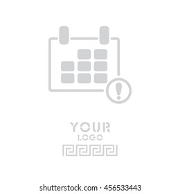 Web line icon. Calendar