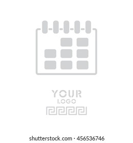 Web line icon. Calendar