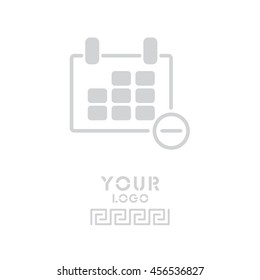 Web line icon. Calendar