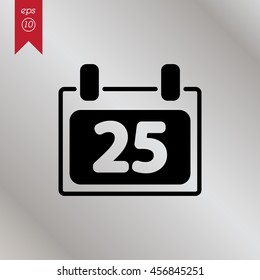 Web line icon. Calendar