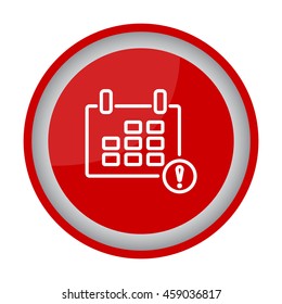 Web line icon. Calendar