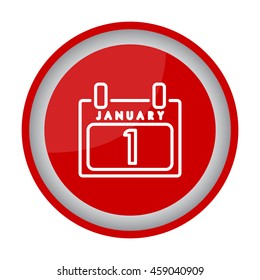 Web line icon. Calendar