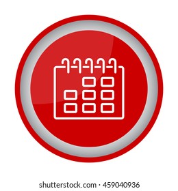 Web line icon. Calendar