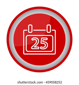 Web line icon. Calendar