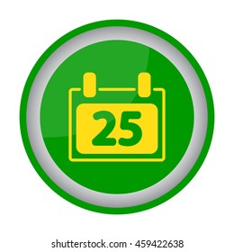 Web line icon. Calendar