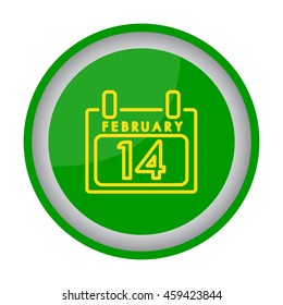 Web line icon. Calendar