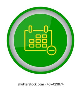 Web line icon. Calendar