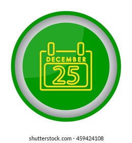 Web line icon. Calendar