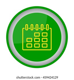 Web line icon. Calendar