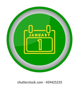 Web line icon. Calendar