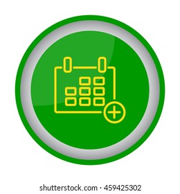 Web line icon. Calendar