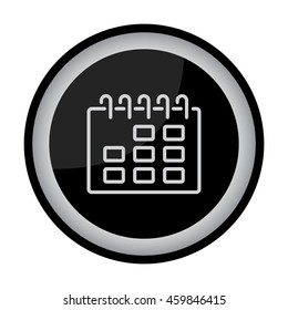 Web line icon. Calendar
