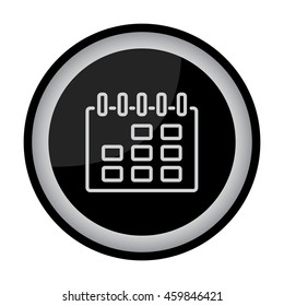 Web line icon. Calendar