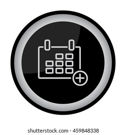 Web line icon. Calendar
