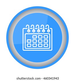 Web line icon. Calendar